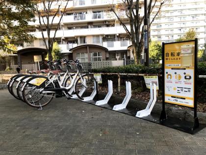 自転車を借りる場所の写真（例）1