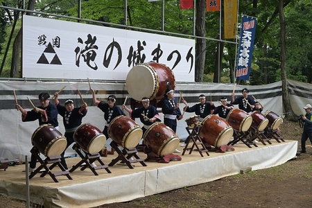 滝の城まつりは5年ぶりに開催されました